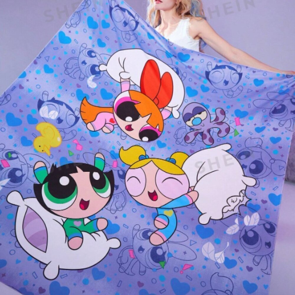 Powerpuff Girls Tapestry Pillow Party Wall Art NWT